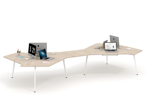 Bureau bench 6 personnes Twist
