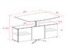 Bureau individuel Power sur armoire avec réglage en hauteur électrique