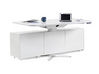 Bureau individuel Power sur armoire avec réglage en hauteur électrique