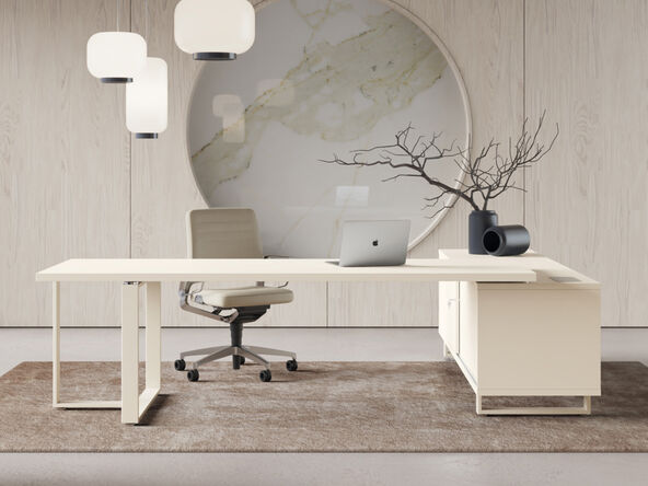 Bureau de direction Archimede sur crédence 