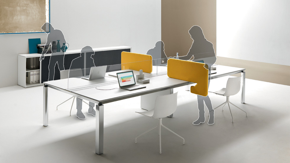 Bureaux bench 2/4/6 personnes Artémis