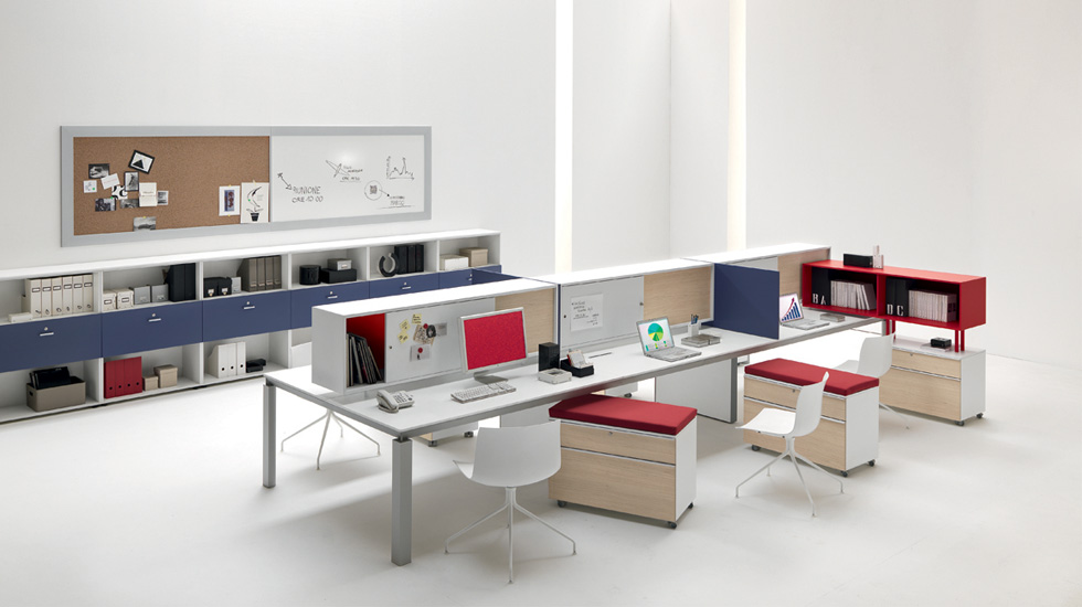 Bureaux bench 2/4/6 personnes Artémis