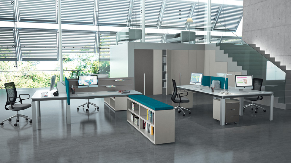 Bureaux bench 2/4/6 personnes Artémis