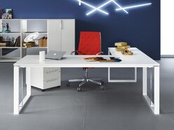 Nouveautes Et En Stock Bureau De Direction Contemporain Et Design En Bois Et Verre Et Cuir Achat Bureau De Direction Au Meilleur Prix