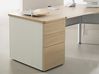 Bureau de direction symétrique Icone avec caisson hauteur bureau