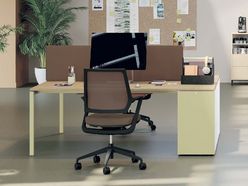 Bureau bench 2 personnes Atao sur caissons extractibles