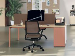 Bureau bench 2 personnes Atao sur caissons extractibles