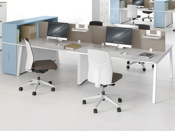 Bureau bench 4 personnes Aska A