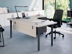 Bureau de direction Timmos avec retour et caisson