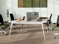 Bureau bench 4 personnes Aska bois