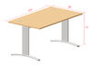 Bureau individuel Elise+
