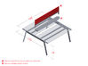 Bureau bench 2 personnes Air
