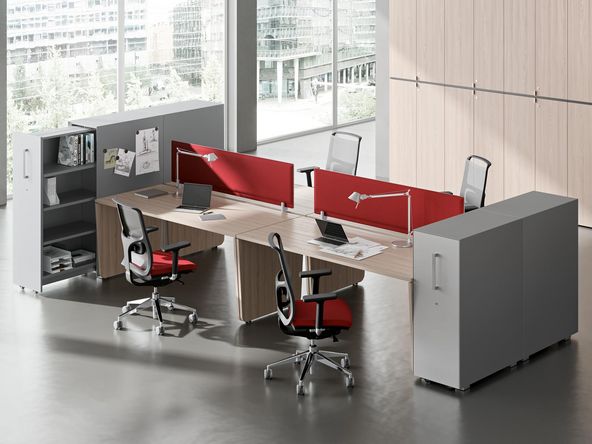 Bureau bench 4 personnes Artéfact
