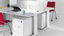 Bureau bench 4 personnes Tellex