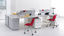 Bureau bench 4 personnes Tellex