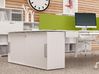 Bureau bench 4 personnes Gradia Plus sur armoires basses