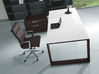Bureau de direction en verre trempé Harper