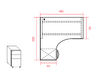 Bureau compact Prepsto avec caisson