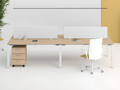 Bureau bench 4 personnes Prepsto