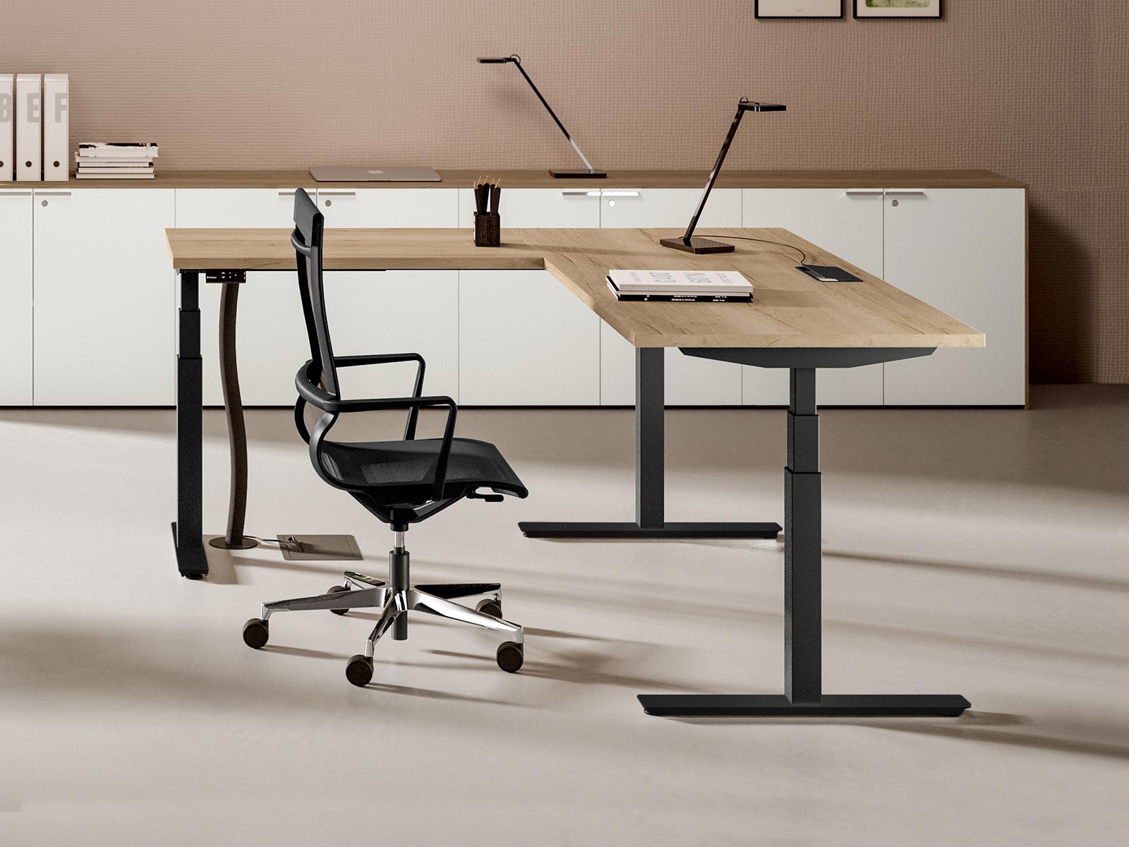 Bureau Intelligent Double Réglable En Hauteur - Électrique