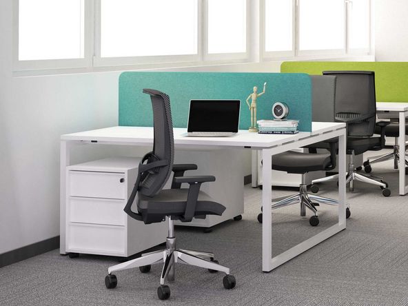 Bureau bench 2 personnes Carbone O