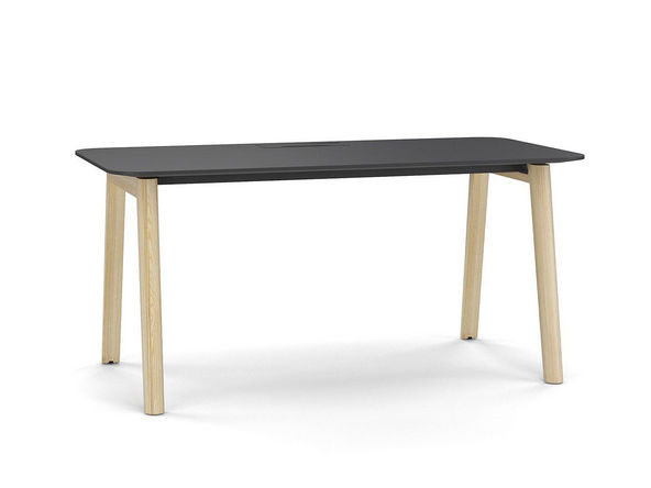 Bureau individuel Carbone Wood en HPL Fénix®