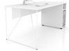 Bureau individuel Monroe avec rangement