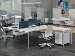 Bureau bench 2 personnes Aroma avec électrification