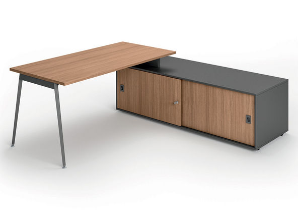 Bureau individuel Challenger sur crédence 