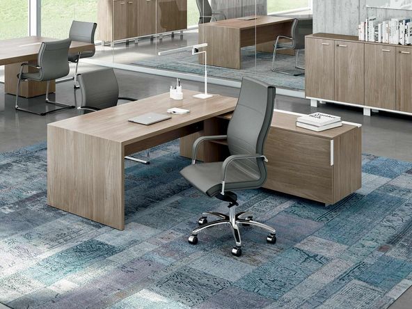 Bureau de direction Kellington avec desserte