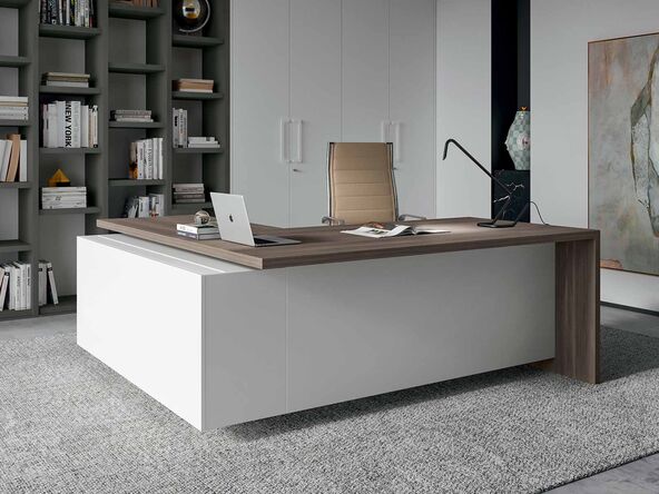 Bureau de direction Kellington avec conteneur et caisson