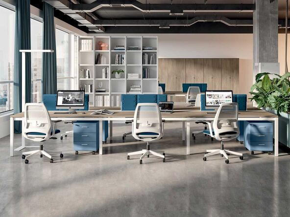 Bureau bench 6 personnes Requiem