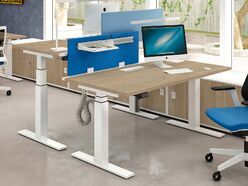 Bureau individuel Apollo avec réglage en hauteur électrique