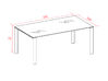 Bureau de direction en verre Turing Nuca