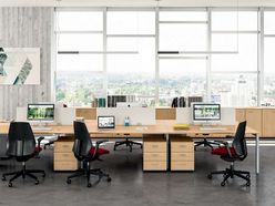 Bureau bench 6 personnes Okly Ido