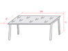 Bureau de direction M10 en verre