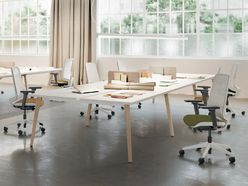 Bureau bench 6 personnes Timber