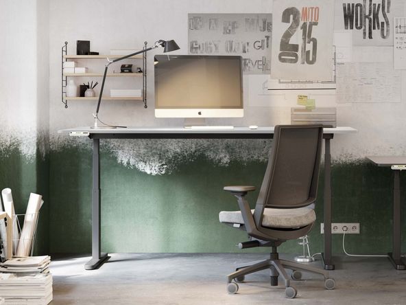 Bureau individuel Skala avec réglage en hauteur électrique