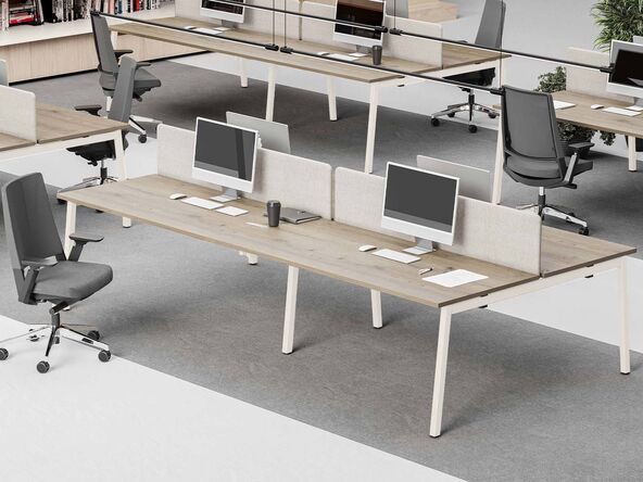 Bureau Bench 4 personnes M-Next