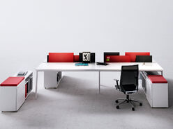 Bureau bench 4 personnes M10