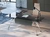 Bureau de direction en verre Spike avec retour