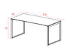 Bureau individuel Pop Square