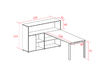 Bureau Pop Easy sur armoire H114