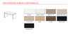 Bureau individuel Pop Panel avec caisson