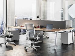 Bureau bench 4 personnes Pop Ace