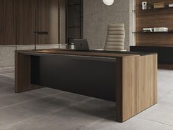 Bureau de direction Ono avec revêtement éco-cuir