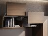 Bureau de direction Ono avec crédence et rangement mural
