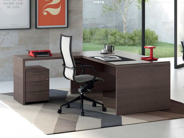 Bureau de direction Asset avec retour secrétaire