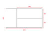 Bureau bench 3 personnes Link avec cloisons en verre