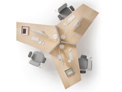 Bureau bench 3 personnes 3 Way NoS